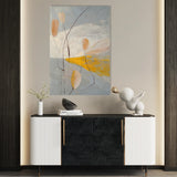 Abstract 2066 Canvas Art 18" x 24" / 45 x 60 cm / Black