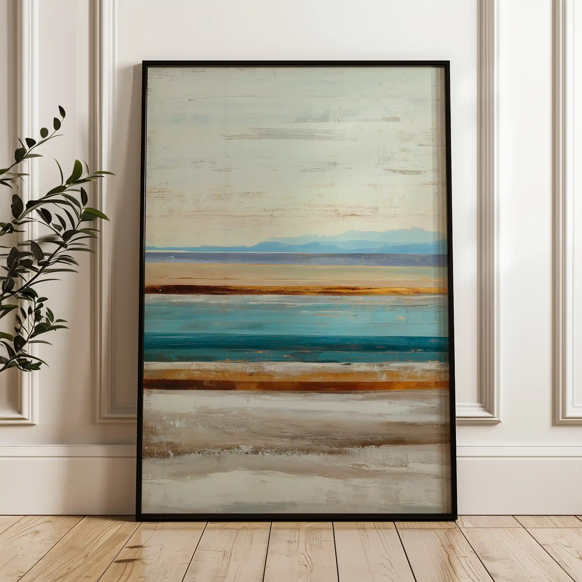 Abstract 2068 Canvas Art 18" x 24" / 45 x 60 cm / Black