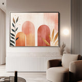 Boho 207 Canvas Art 18" x 24" / 45 x 60 cm / Black