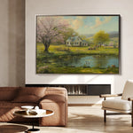 Landscape 207 Canvas Art 18" x 24" / 45 x 60 cm / Black