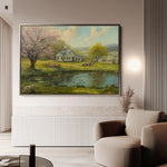 Landscape 207 Canvas Art 18" x 24" / 45 x 60 cm / Black