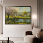 Landscape 207 Canvas Art 60 x 40 cm / Black