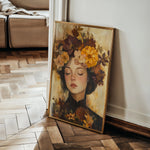 Portrait 207 Canvas Art 18" x 24" / 45 x 60 cm / Black