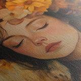 Portrait 207 Canvas Art 18" x 24" / 45 x 60 cm / Black