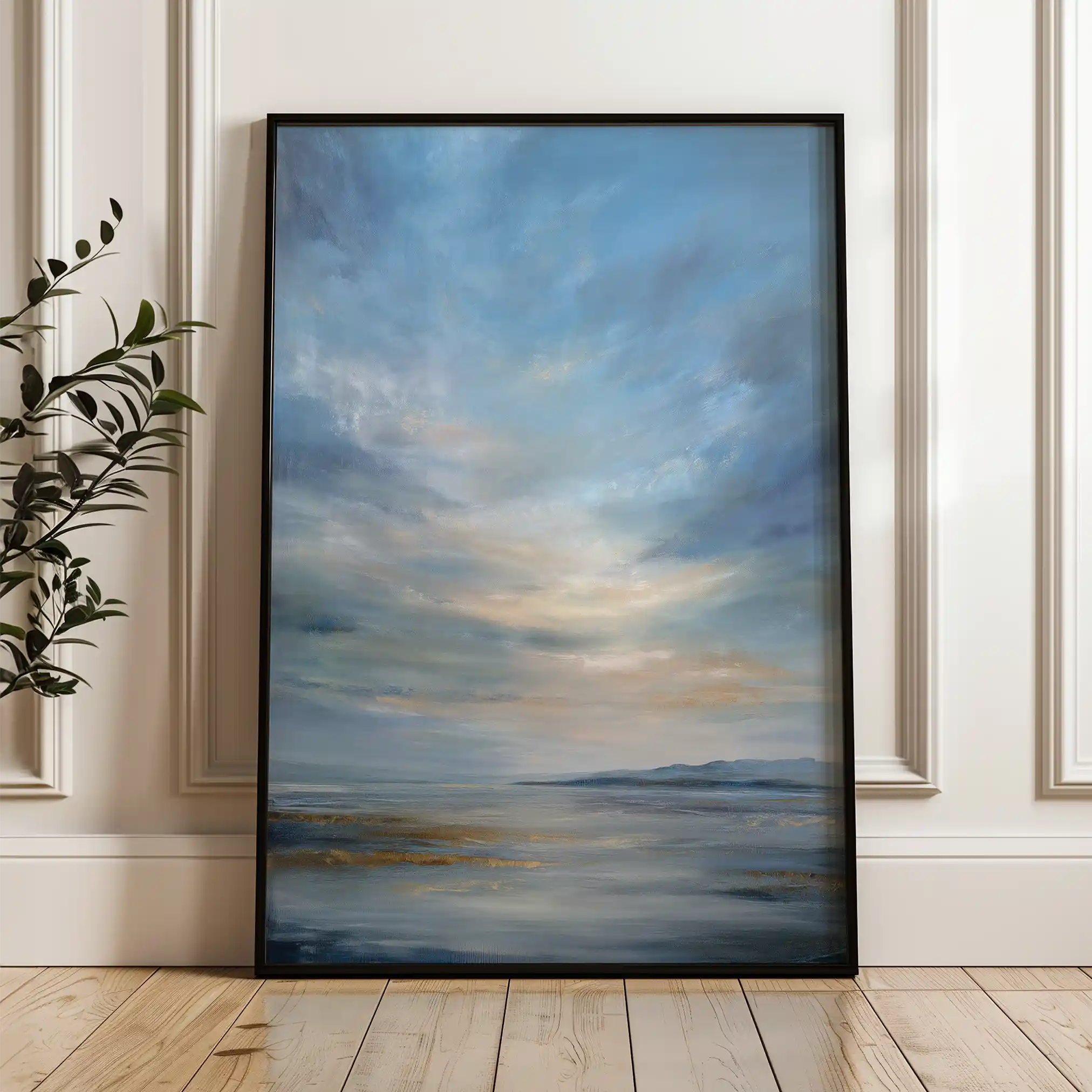 Abstract 2070 Canvas Art 60 x 40 cm / Black