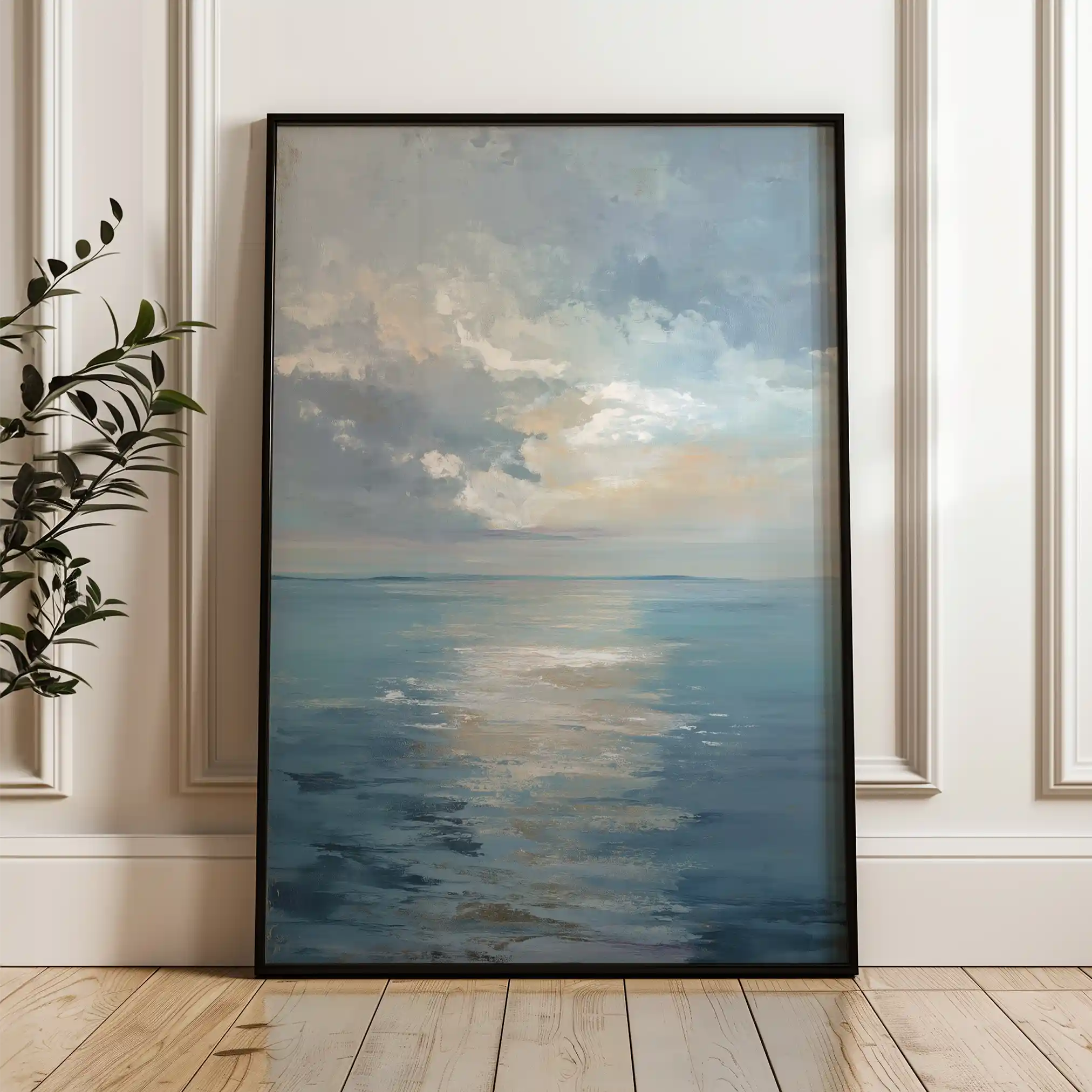 Abstract 2071 Canvas Art 60 x 40 cm / Black