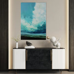 Abstract 2072 Canvas Art 60 x 40 cm / Black