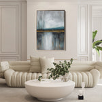 Abstract 2074 Canvas Art 18" x 24" / 45 x 60 cm / Black