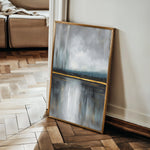 Abstract 2074 Canvas Art 18" x 24" / 45 x 60 cm / Black