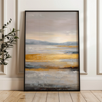 Abstract 2077 Canvas Art 18" x 24" / 45 x 60 cm / Black