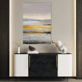 Abstract 2077 Canvas Art 18" x 24" / 45 x 60 cm / Black