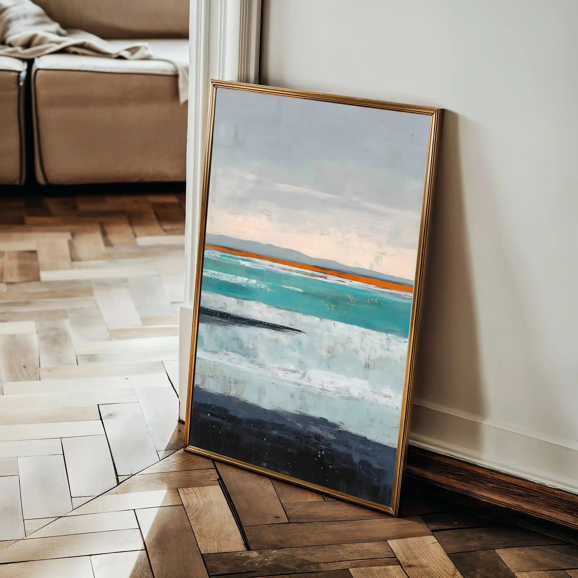 Abstract 2078 Canvas Art 60 x 40 cm / Black