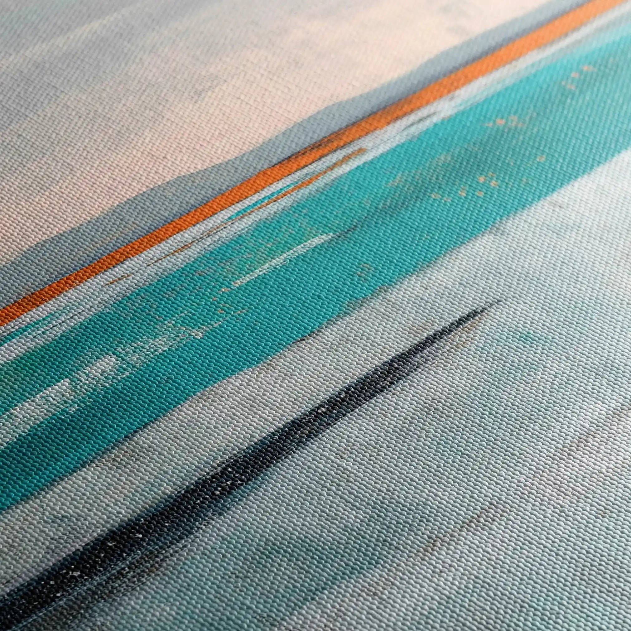Abstract 2078 Canvas Art 60 x 40 cm / Black