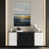 Abstract 2079 Canvas Art 18" x 24" / 45 x 60 cm / Black