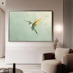 Animals 208 Canvas Art 18" x 24" / 45 x 60 cm / Black