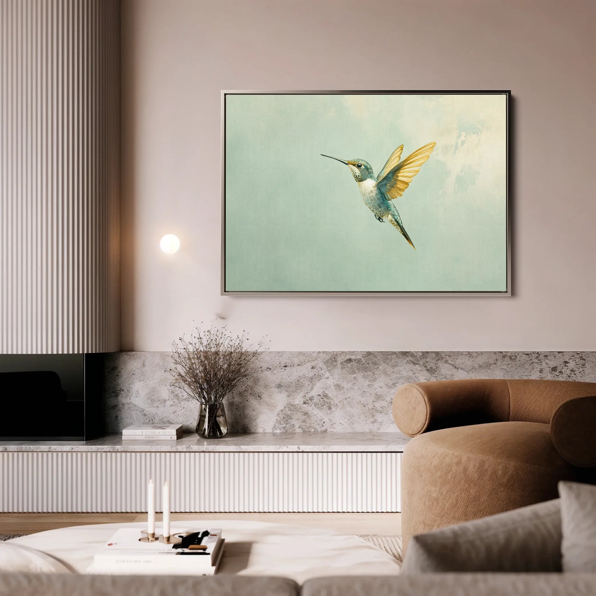 Animals 208 Canvas Art 18" x 24" / 45 x 60 cm / Black