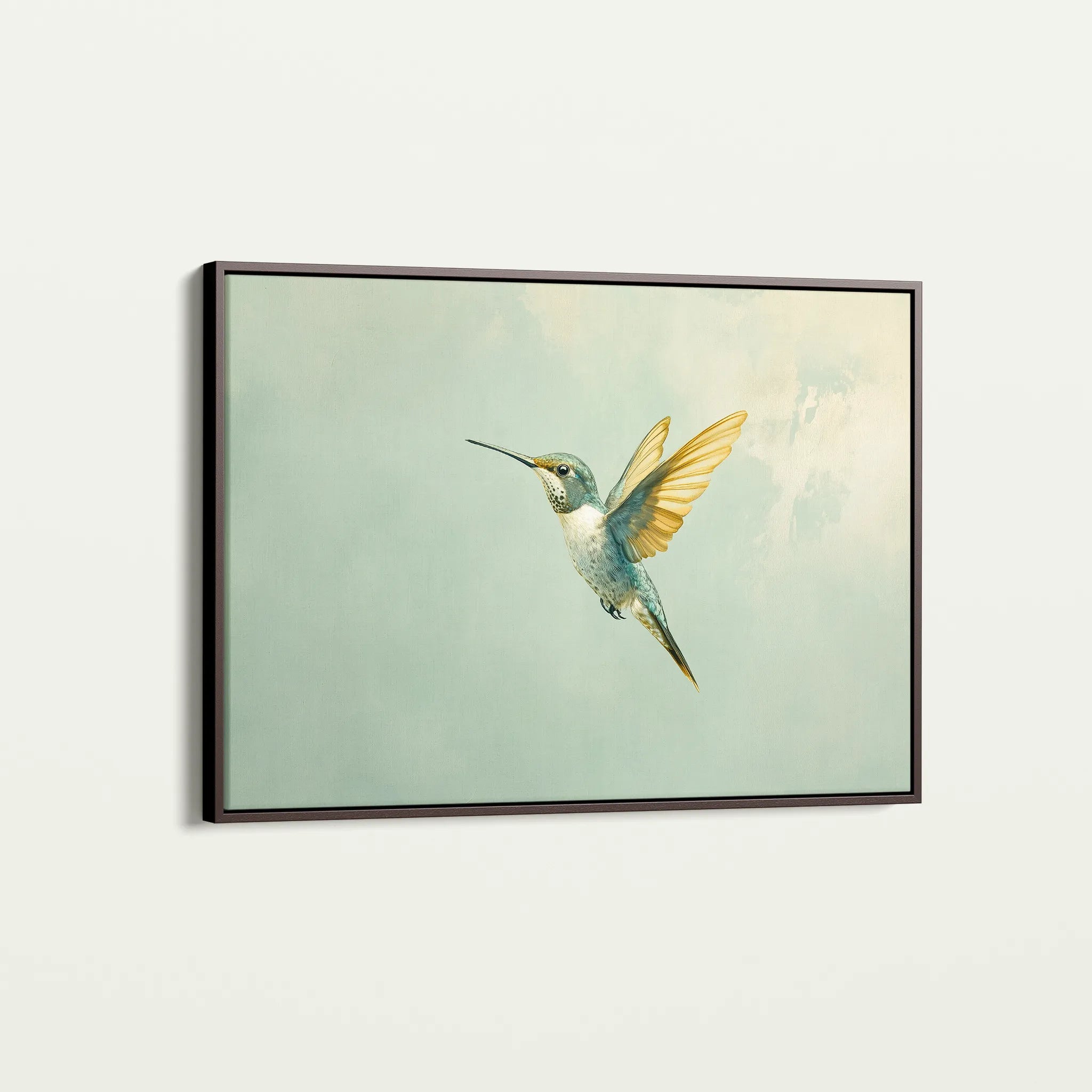 Animals 208 Canvas Art 18" x 24" / 45 x 60 cm / Black