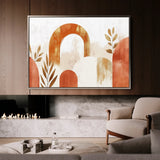 Boho 208 Canvas Art 18" x 24" / 45 x 60 cm / Black