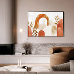 Boho 208 Canvas Art 18" x 24" / 45 x 60 cm / Black