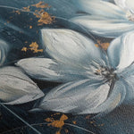 Floral 208 Canvas Art 60 x 40 cm / Black