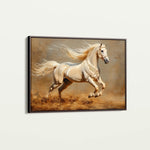 Horses 208 Canvas Art 18" x 24" / 45 x 60 cm / Black