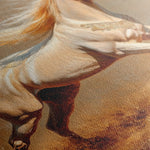 Horses 208 Canvas Art 60 x 40 cm / Black