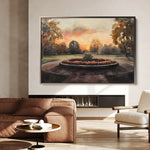 Landscape 208 Canvas Art 18" x 24" / 45 x 60 cm / Black