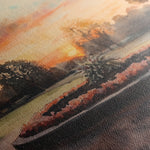 Landscape 208 Canvas Art 18" x 24" / 45 x 60 cm / Black