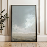 Abstract 2080 Canvas Art 18" x 24" / 45 x 60 cm / Black