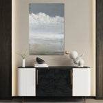 Abstract 2081 Canvas Art 18" x 24" / 45 x 60 cm / Black