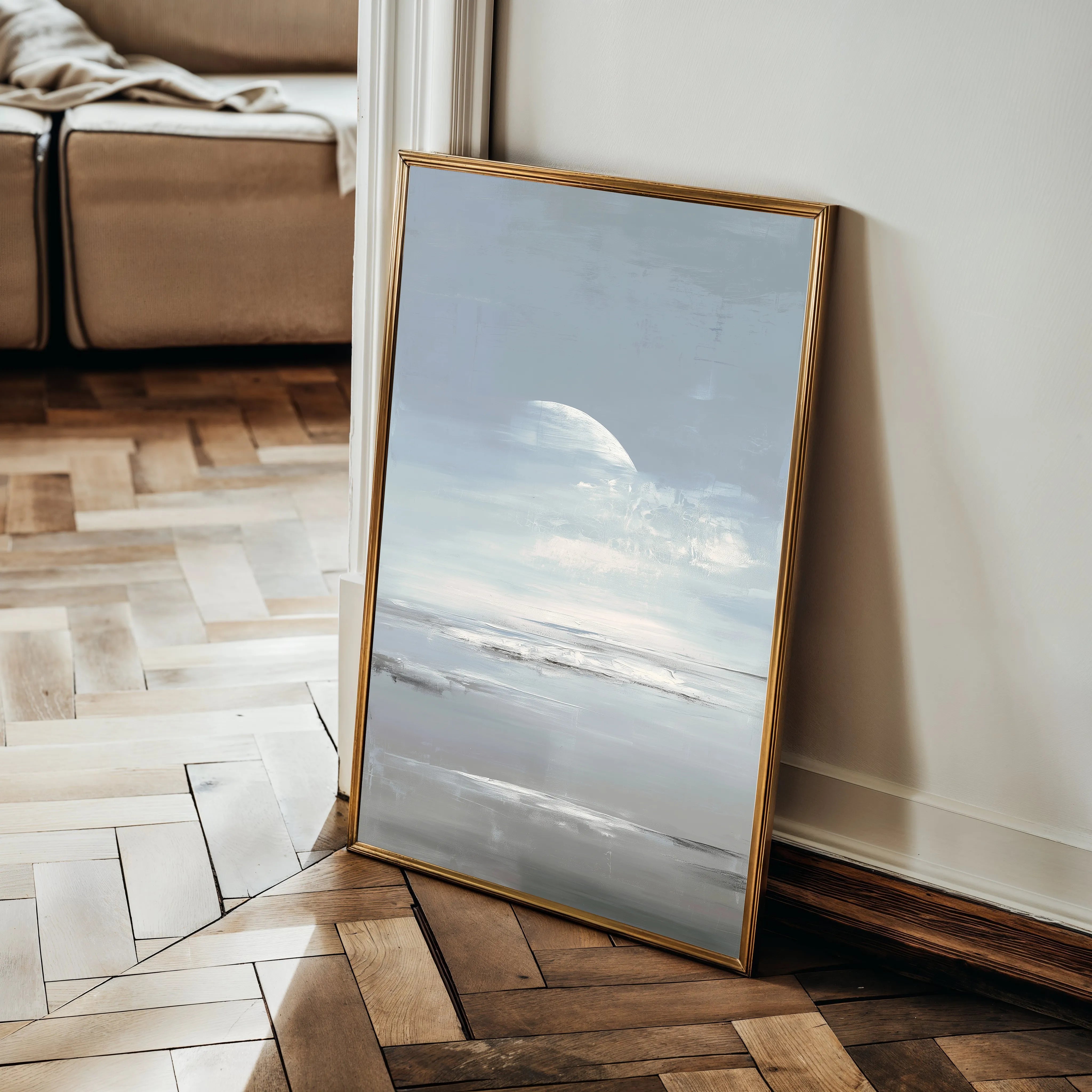 Abstract 2082 Canvas Art 18" x 24" / 45 x 60 cm / Black