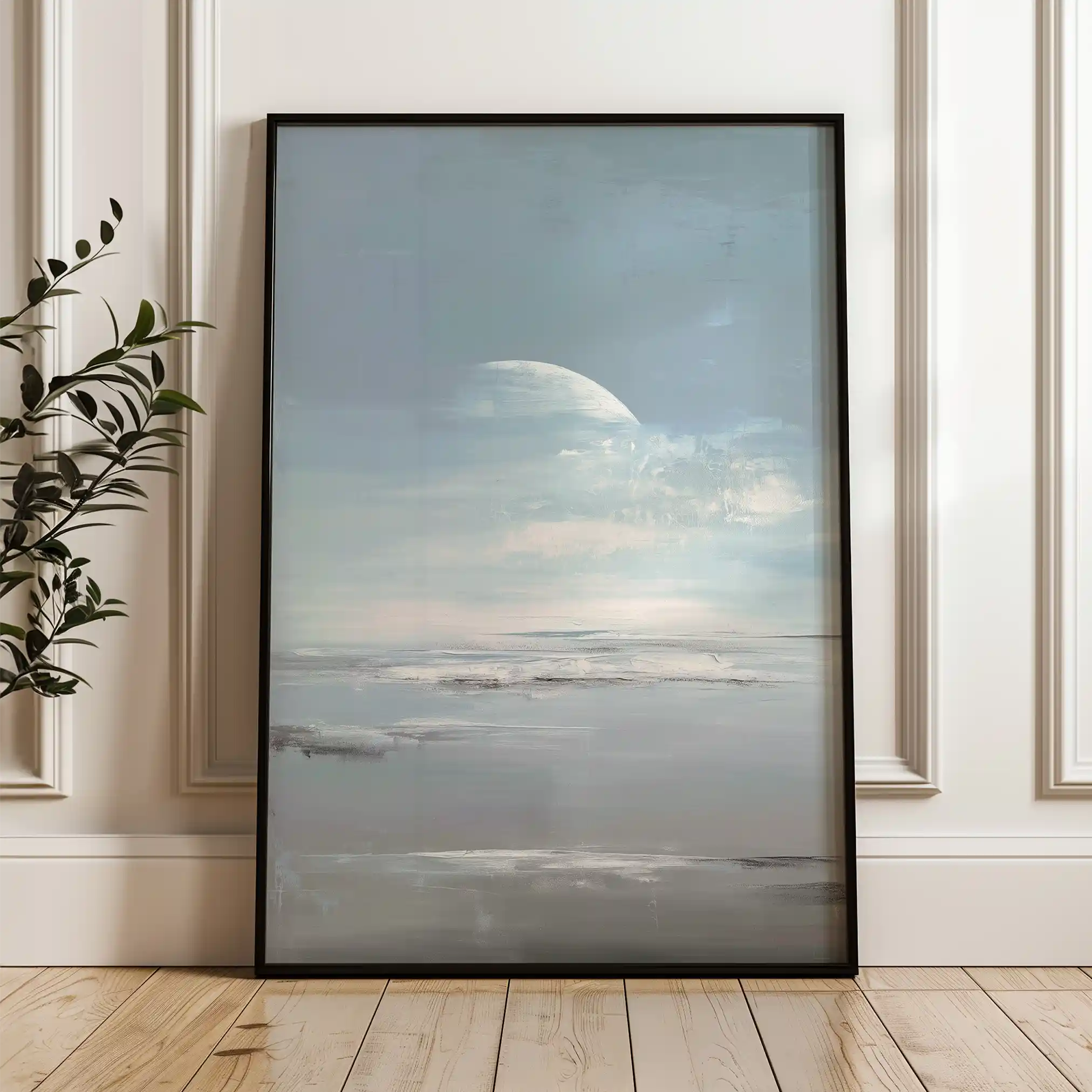 Abstract 2082 Canvas Art 60 x 40 cm / Black