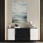 Abstract 2083 Canvas Art 18" x 24" / 45 x 60 cm / Black