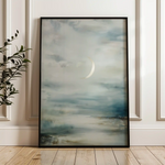 Abstract 2083 Canvas Art 60 x 40 cm / Black