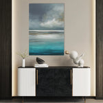 Abstract 2084 Canvas Art 18" x 24" / 45 x 60 cm / Black