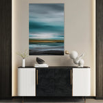 Abstract 2086 Canvas Art 18" x 24" / 45 x 60 cm / Black
