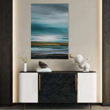 Abstract 2086 Canvas Art 18" x 24" / 45 x 60 cm / Black