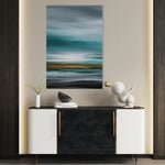 Abstract 2086 Canvas Art 60 x 40 cm / Black