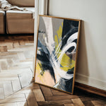 Abstract 2087 Canvas Art 18" x 24" / 45 x 60 cm / Black