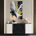 Abstract 2087 Canvas Art 18" x 24" / 45 x 60 cm / Black