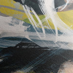 Abstract 2087 Canvas Art 18" x 24" / 45 x 60 cm / Black
