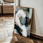 Abstract 2088 Canvas Art 18" x 24" / 45 x 60 cm / Black