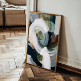 Abstract 2088 Canvas Art 18" x 24" / 45 x 60 cm / Black
