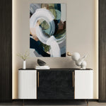 Abstract 2088 Canvas Art 18" x 24" / 45 x 60 cm / Black