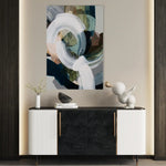 Abstract 2088 Canvas Art 60 x 40 cm / Black