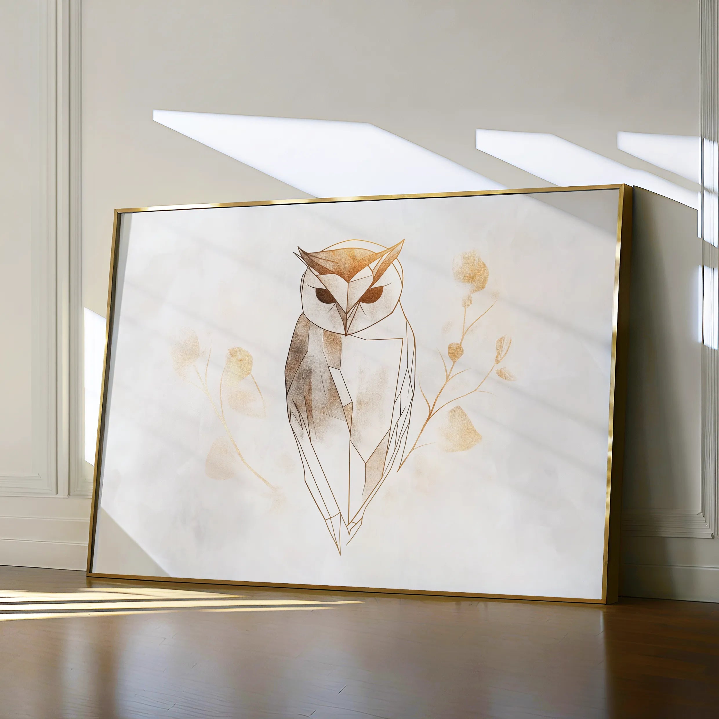 Animals 209 Canvas Art 18" x 24" / 45 x 60 cm / Black