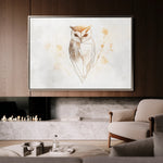Animals 209 Canvas Art 18" x 24" / 45 x 60 cm / Black
