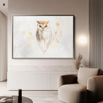 Animals 209 Canvas Art 18" x 24" / 45 x 60 cm / Black
