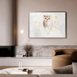 Animals 209 Canvas Art 18" x 24" / 45 x 60 cm / Black