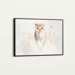 Animals 209 Canvas Art 18" x 24" / 45 x 60 cm / Black